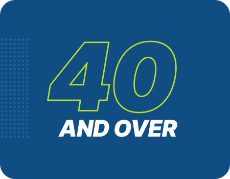40 and over